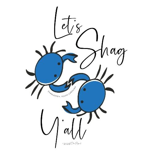 LetsShag - Throw Pillow Cover 17.5” x 17.5”