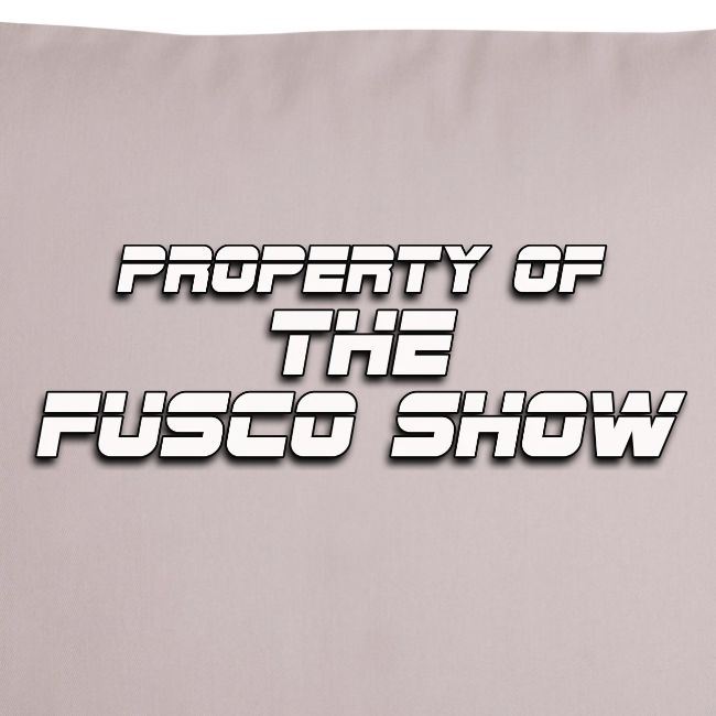 Producer Jay on Dartboard with Fusco Show back