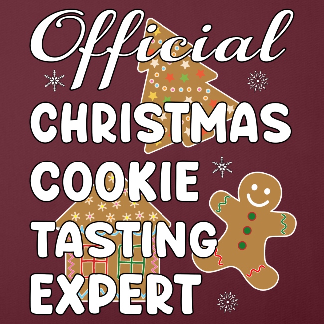 Funny Official Christmas Cookie Tasting Expert.