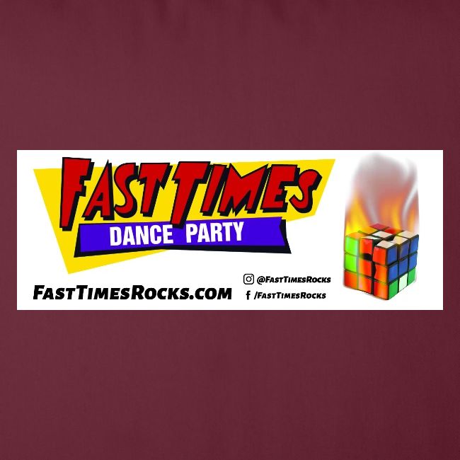 Fast Times Logo with Burning Cube