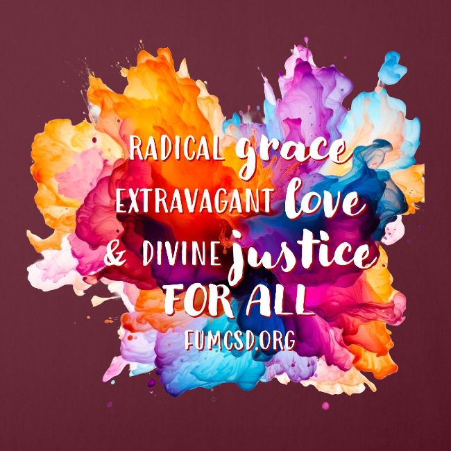 Grace Love Justice Color Splash