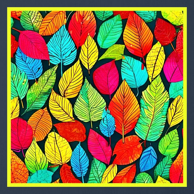 Autumn Elegance: Vivid Leaf Patterns