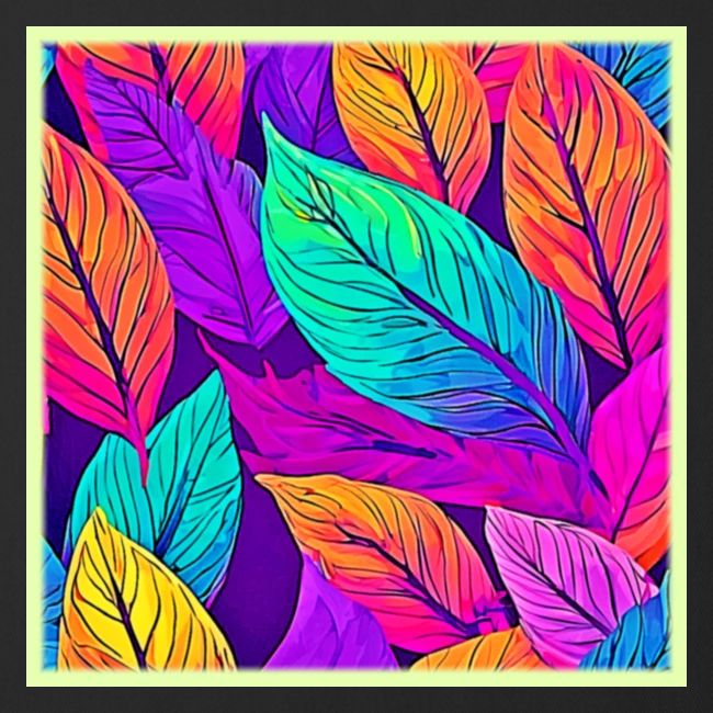 Vivid Leaf Pattern