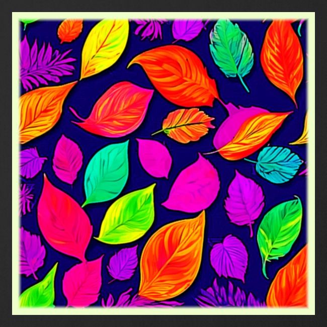 Colorful fall leaves Artwork