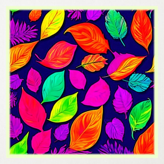 Colorful fall leaves Artwork