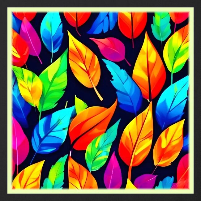 Vibrant Autumn Leaves Pattern
