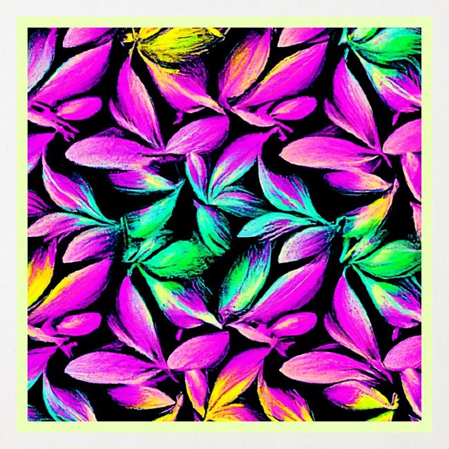 Vibrant Floral Repeat Design
