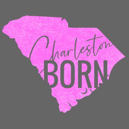 CharlestonBorn Pink - Throw Pillow Cover 17.5” x 17.5”
