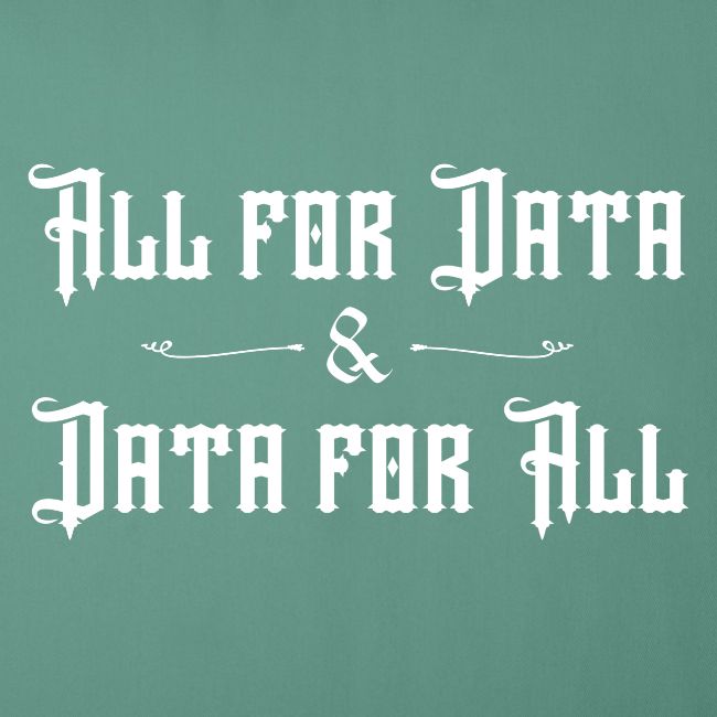 All for Data, Data for All (dark)