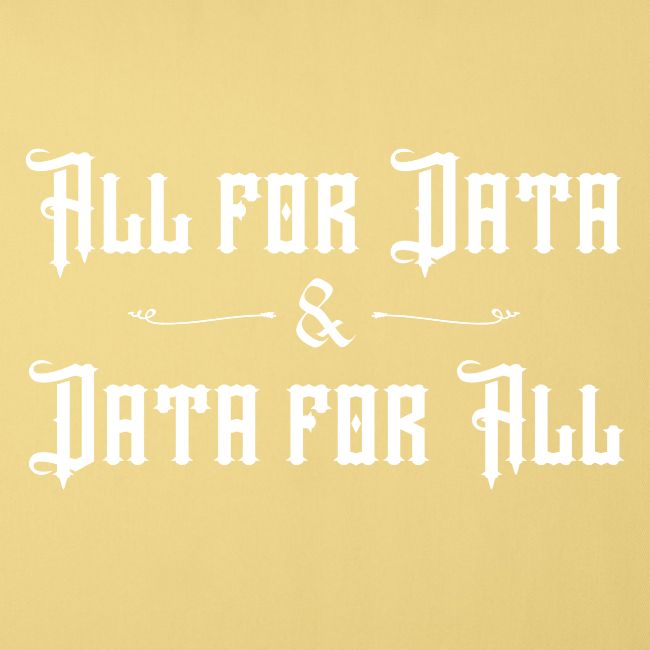 All for Data, Data for All (dark)