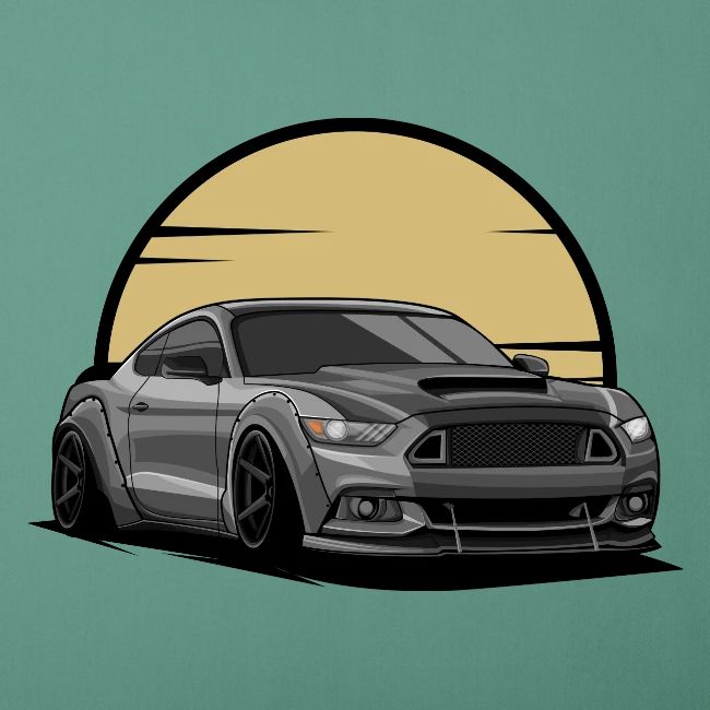 GREY MUSTANG GT