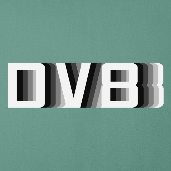 DV8 Logo - White
