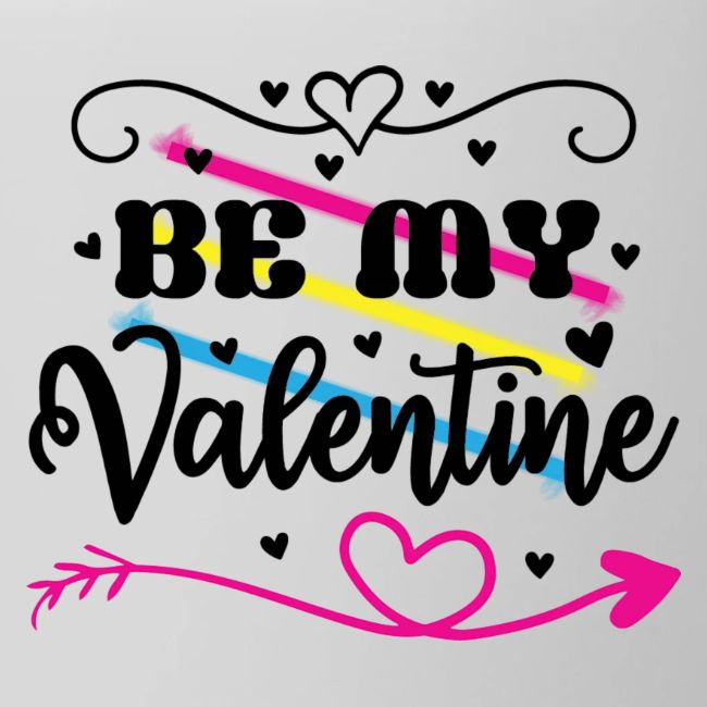 Be My Valentine - Colourful