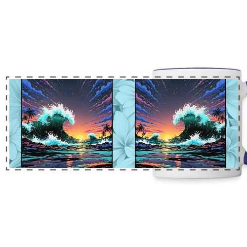 Infinite Wave Field - Panoramic Mug