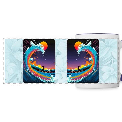 Sunshine Surfing - Panoramic Mug