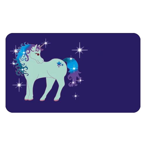 Fantasy unicorn - petrol blue - design for kids - Panoramic Mug