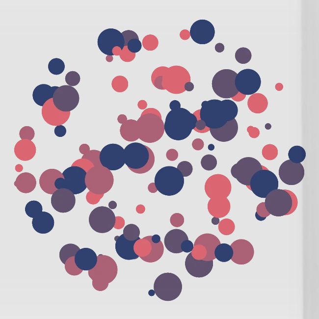 abstract circles pattern