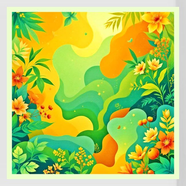 Tropical Foliage Abstract