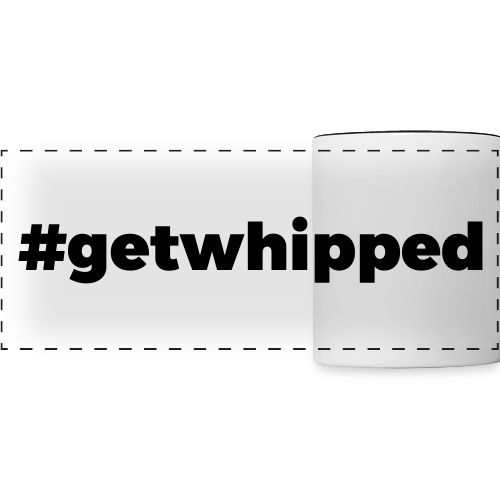 getwhipped black - Panoramic Mug