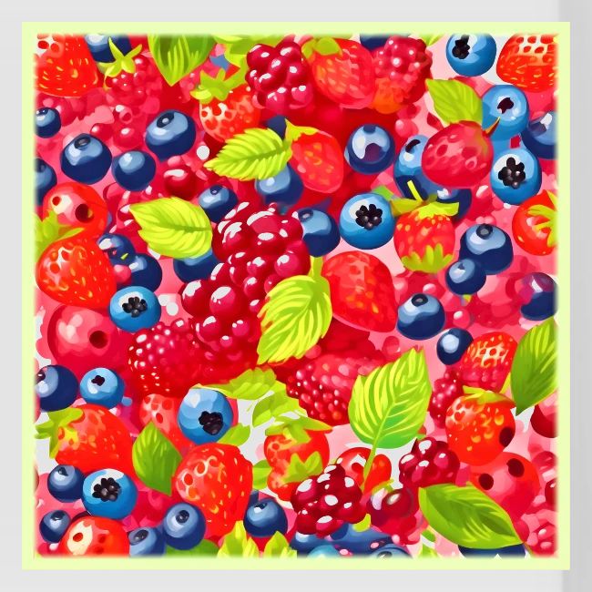 Colorful Berry Pattern