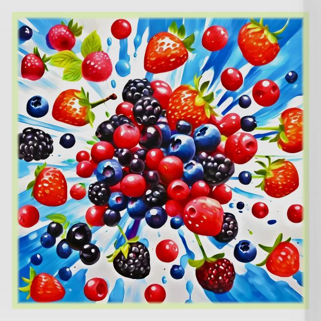 Colorful Berry Fiesta Design