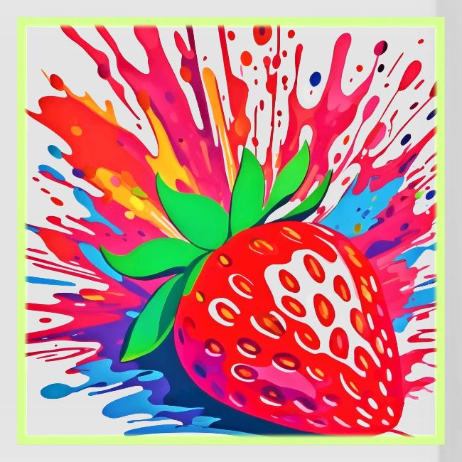 Splatter Strawberry Splash