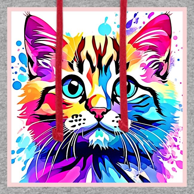 Vivid Kitty Vibes Design