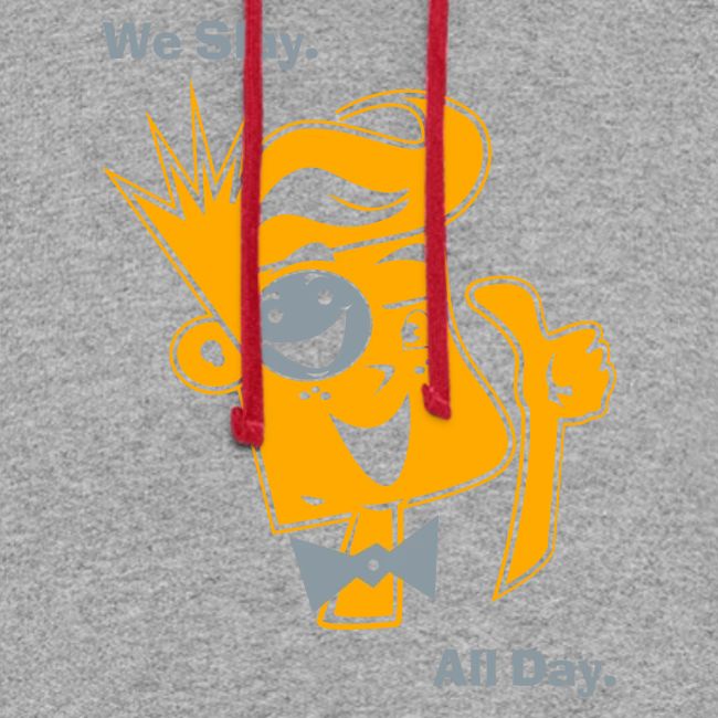 We Slay All Day Shiny Shirt Metallic Silver & Gold