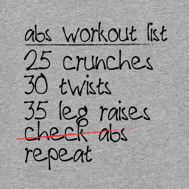 Abs Workout List