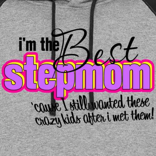 The Best Stepmom - Unisex Colorblock Hoodie