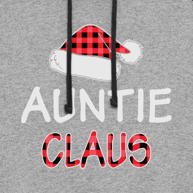 Red Plaid Auntie Claus