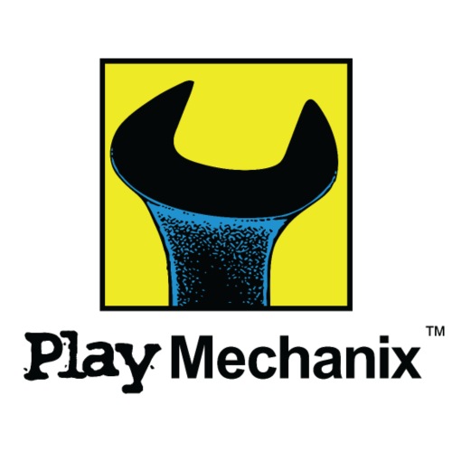 Play Mechanix Logo_ BLK - Unisex Colorblock Hoodie