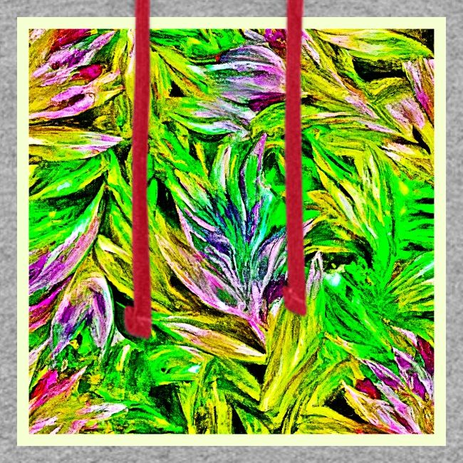 Vibrant Plant Strokes Design