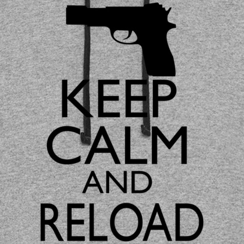 Keep Calm & Reload - Unisex Colorblock Hoodie