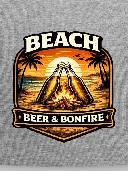 Beach Bonfire Beer Emblem