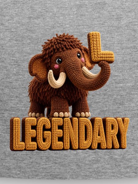 Legendary Mammoth — Bold Letter Art