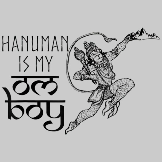 Funny Hanuman Is My Om Boy Hindu God T' Beanie | Spreadshirt
