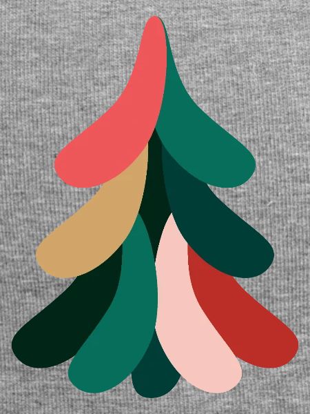 Vivid Abstract Evergreen – Christmas
