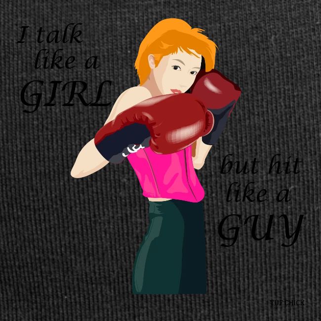Blonde - I talk like a girl but hit like a guy