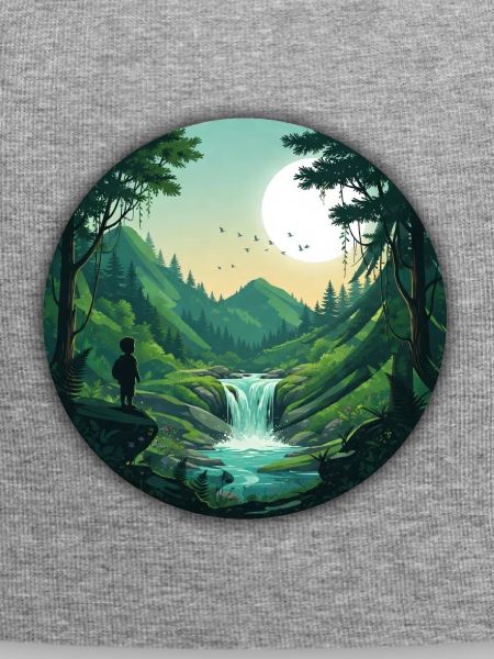 Moonlit Forest Valley
