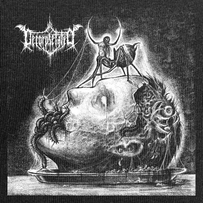 Decorpsetated - Human Words album cover, white