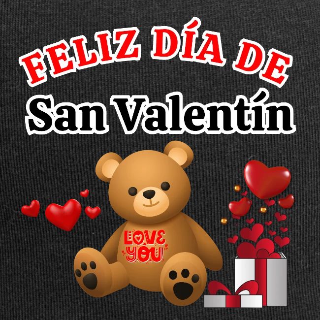 Valentine's Day Celebration Bears Love Hearts.