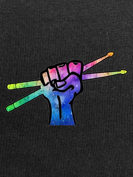 Drumsticks Fist Drummer Design