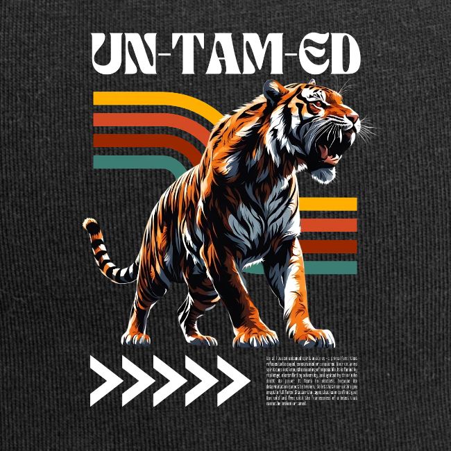 Unleash Your Wild Side: Fierce Tiger Print Design