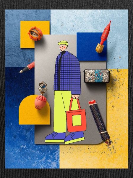 Bold Pop Art Fashion Collage