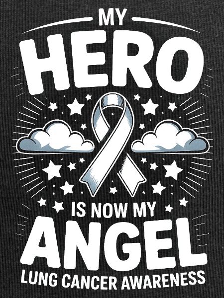 Lung Cancer Awareness Hero Design