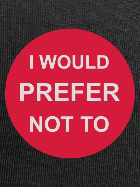 I prefer not to