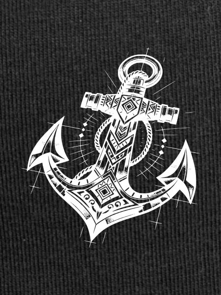 Eleganter Tattoo Style Anker
