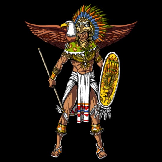 Aztec Eagle Warrior Native Indian Mexican' Beanie | Spreadshirt