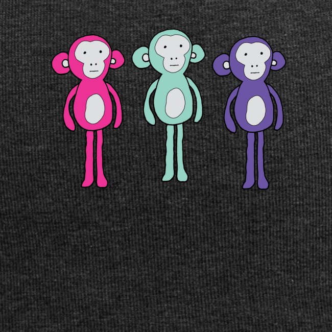 Three chill monkeys